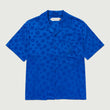 Polka Dot Camp Shirt - Blue