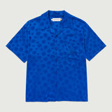 Polka Dot Camp Shirt - Blue