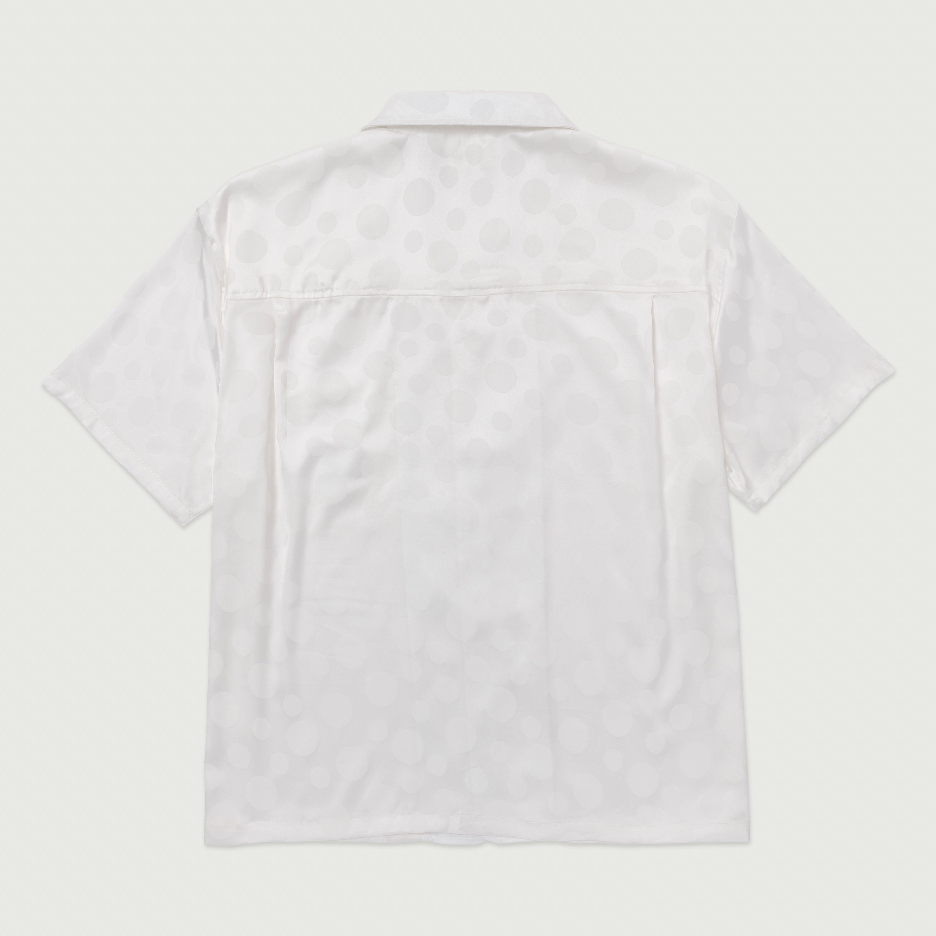 Polka Dot Camp Shirt - White