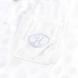 Polka Dot Camp Shirt - White