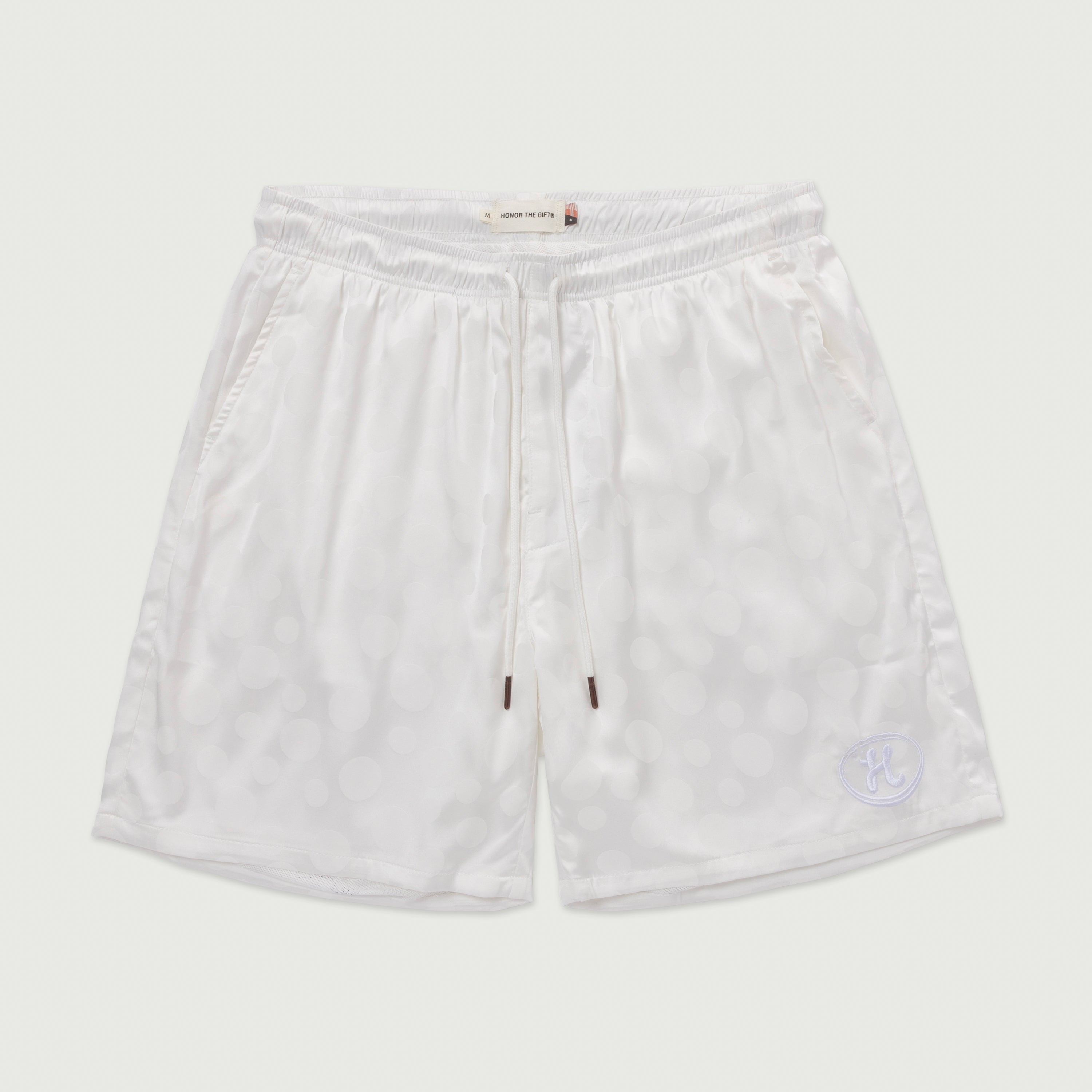Polka Dot Short - White