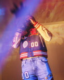 "Champion" Letterman Jacket (Blue/Red)