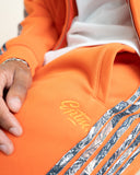 Real Camo Striped Baggy Pants - Orange