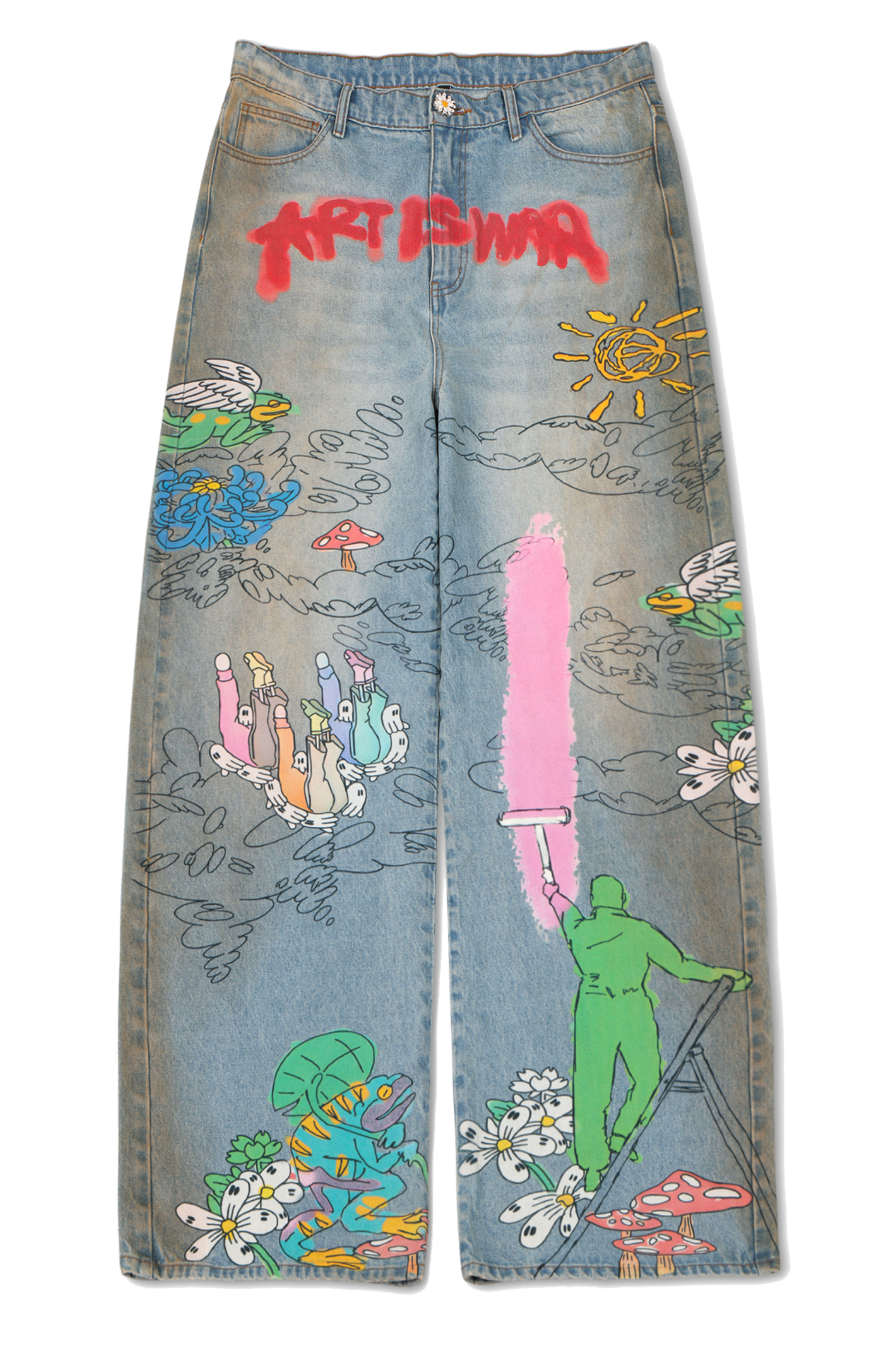 ART IS WAR PAINTER PANTS
