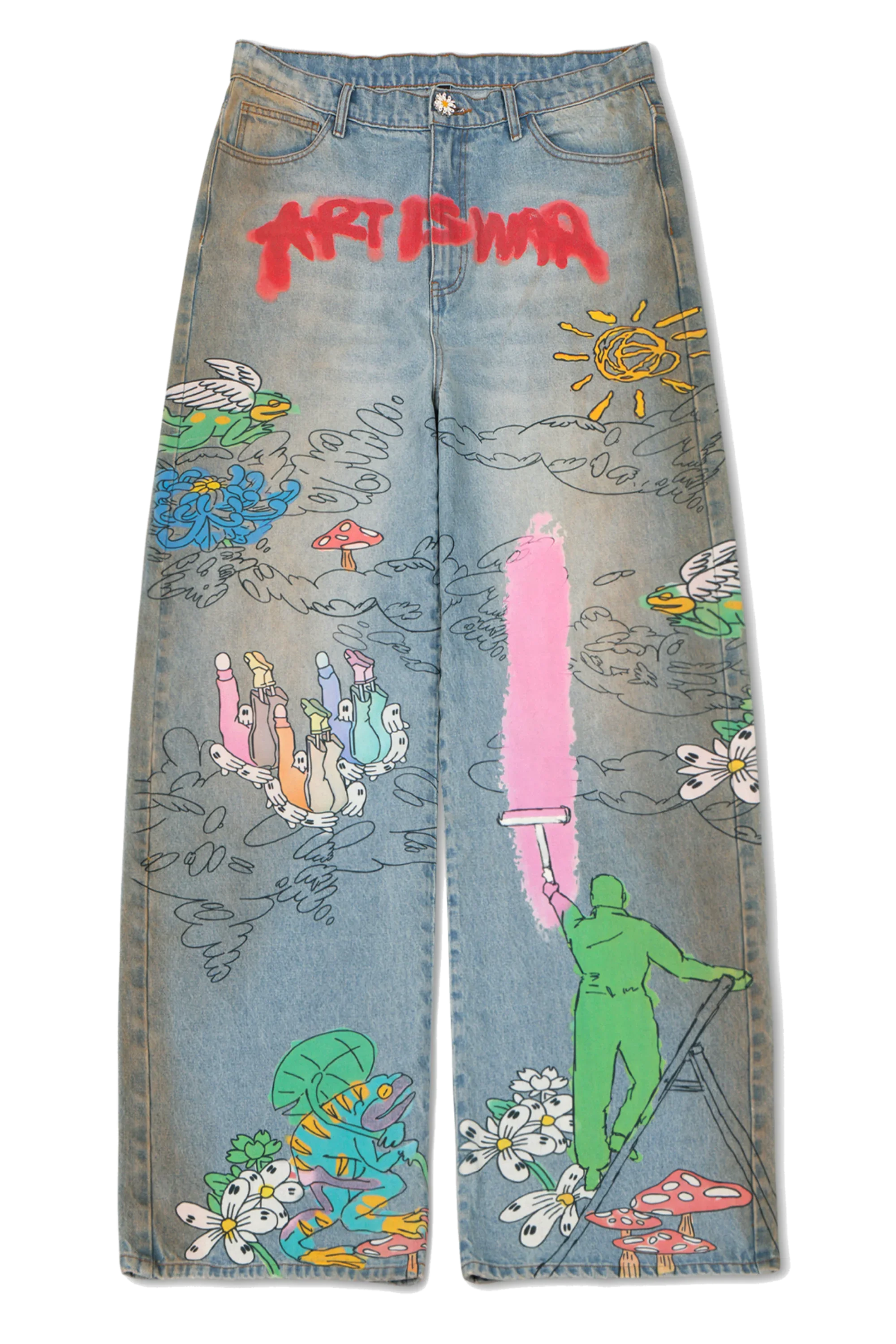 ART IS WAR PAINTER PANTS