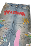 ART IS WAR PAINTER PANTS