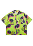 Pill Button Up Shirt - Volt Green