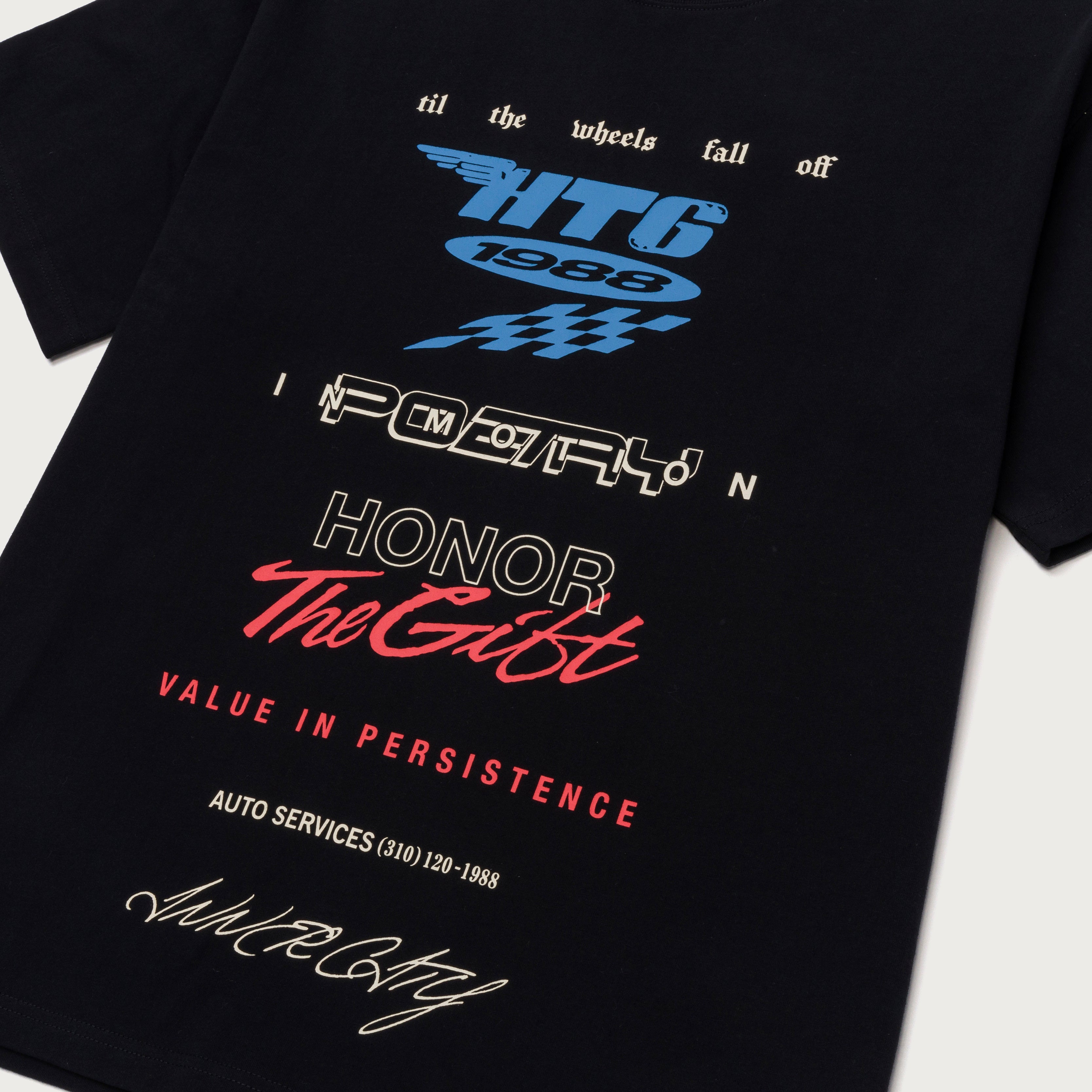 Persistence Race Tee - Black