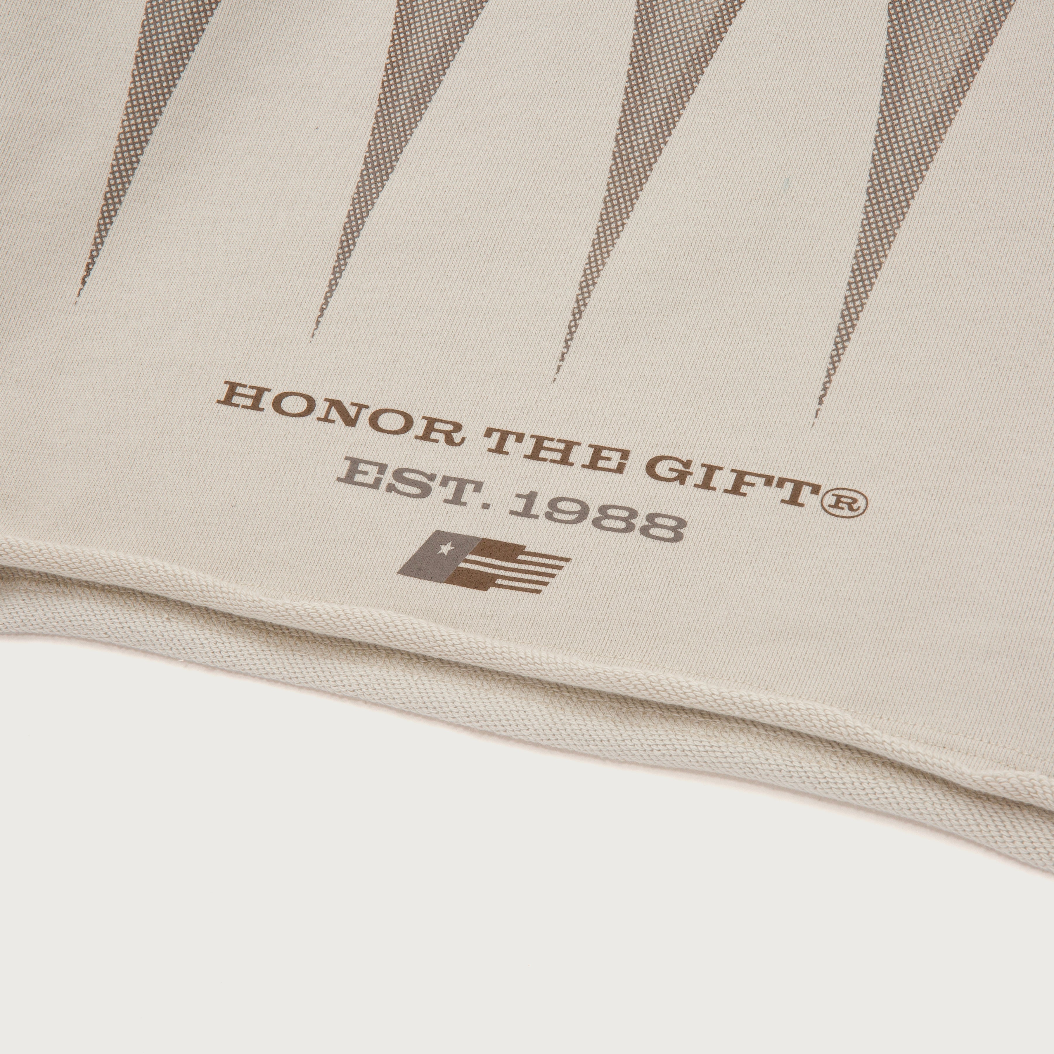 HTG® Raw Edge Pullover - Bone