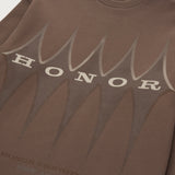 HTG® Raw Edge Pullover - Grey