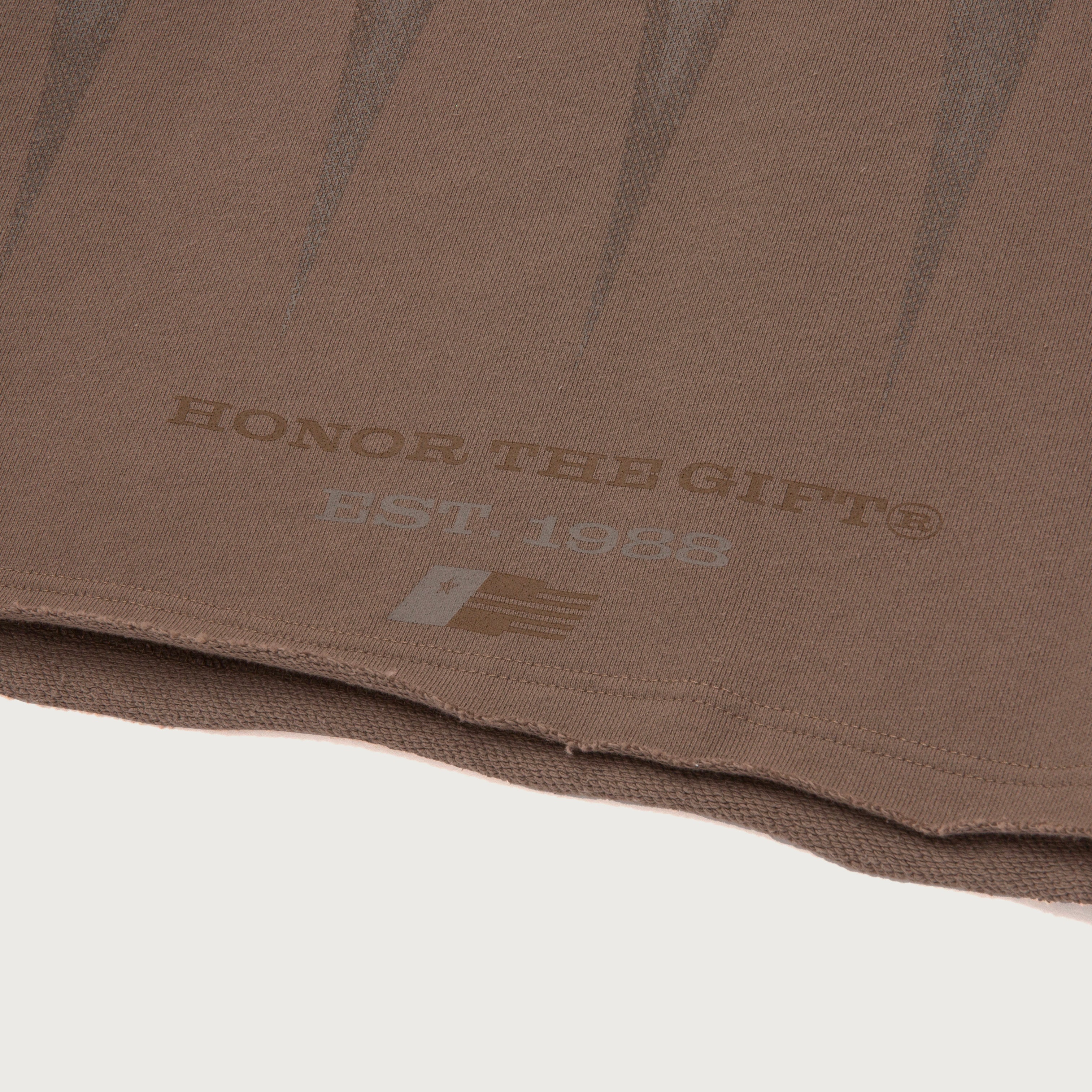 HTG® Raw Edge Pullover - Grey