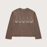 HTG® Raw Edge Pullover - Grey