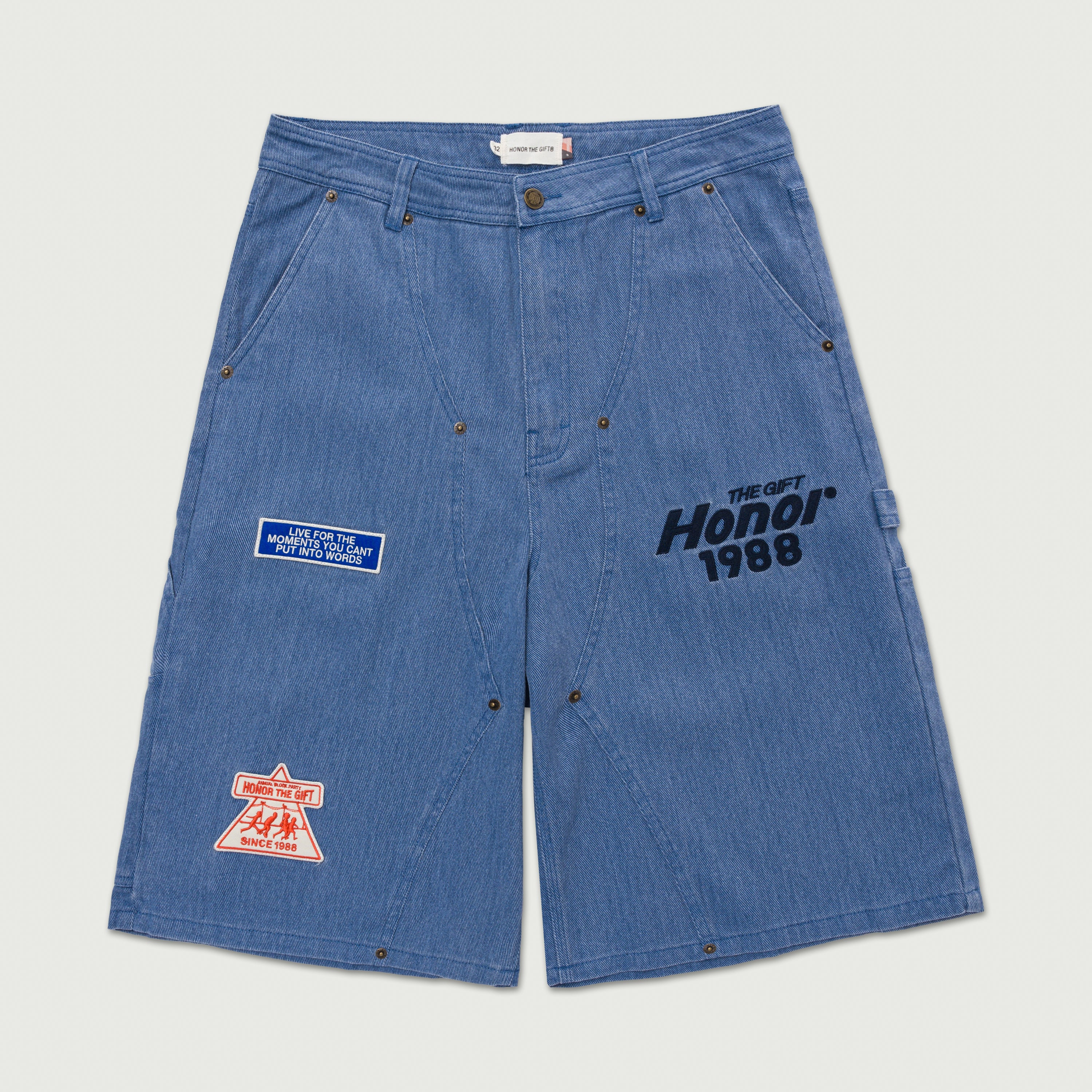 Twill Carpenter Short - Blue