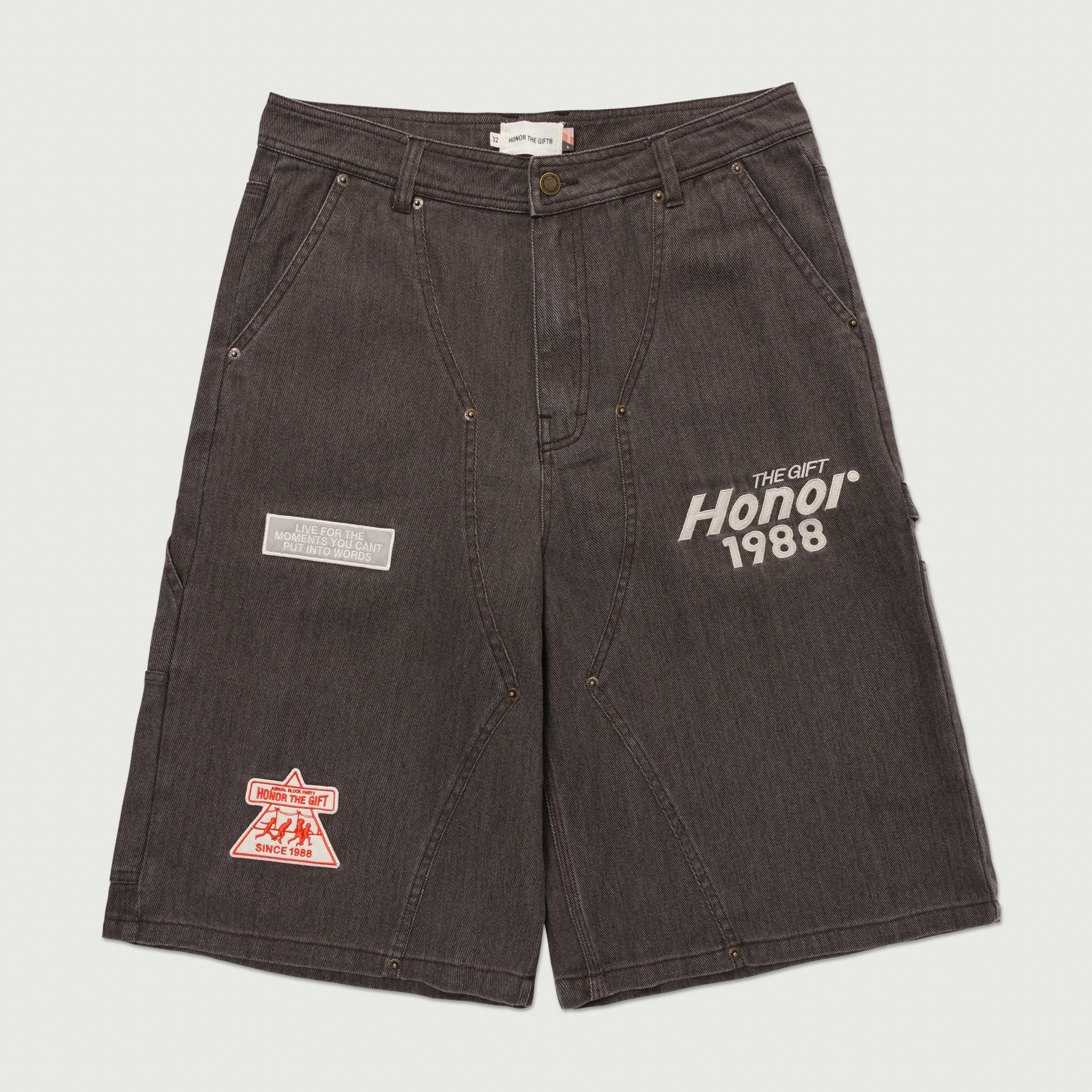 Twill Carpenter Short - Black
