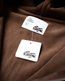 Real Camo Striped Zip Up Hoodie - Brown