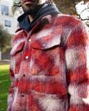 EPTM Mohair Chore Coat - Red