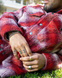 EPTM Mohair Chore Coat - Red