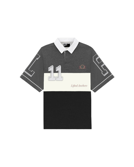 Rugby Polo (Grey/Black)