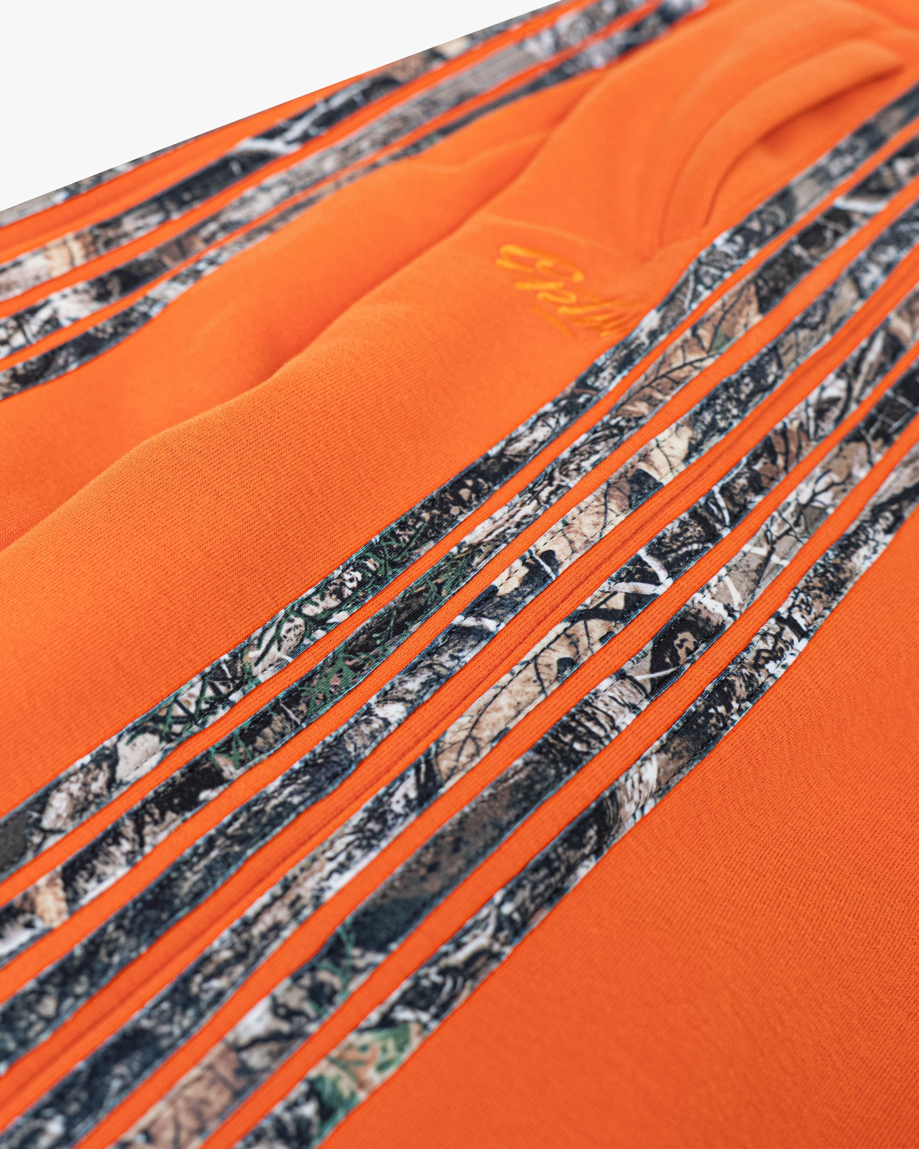 Real Camo Striped Baggy Pants - Orange