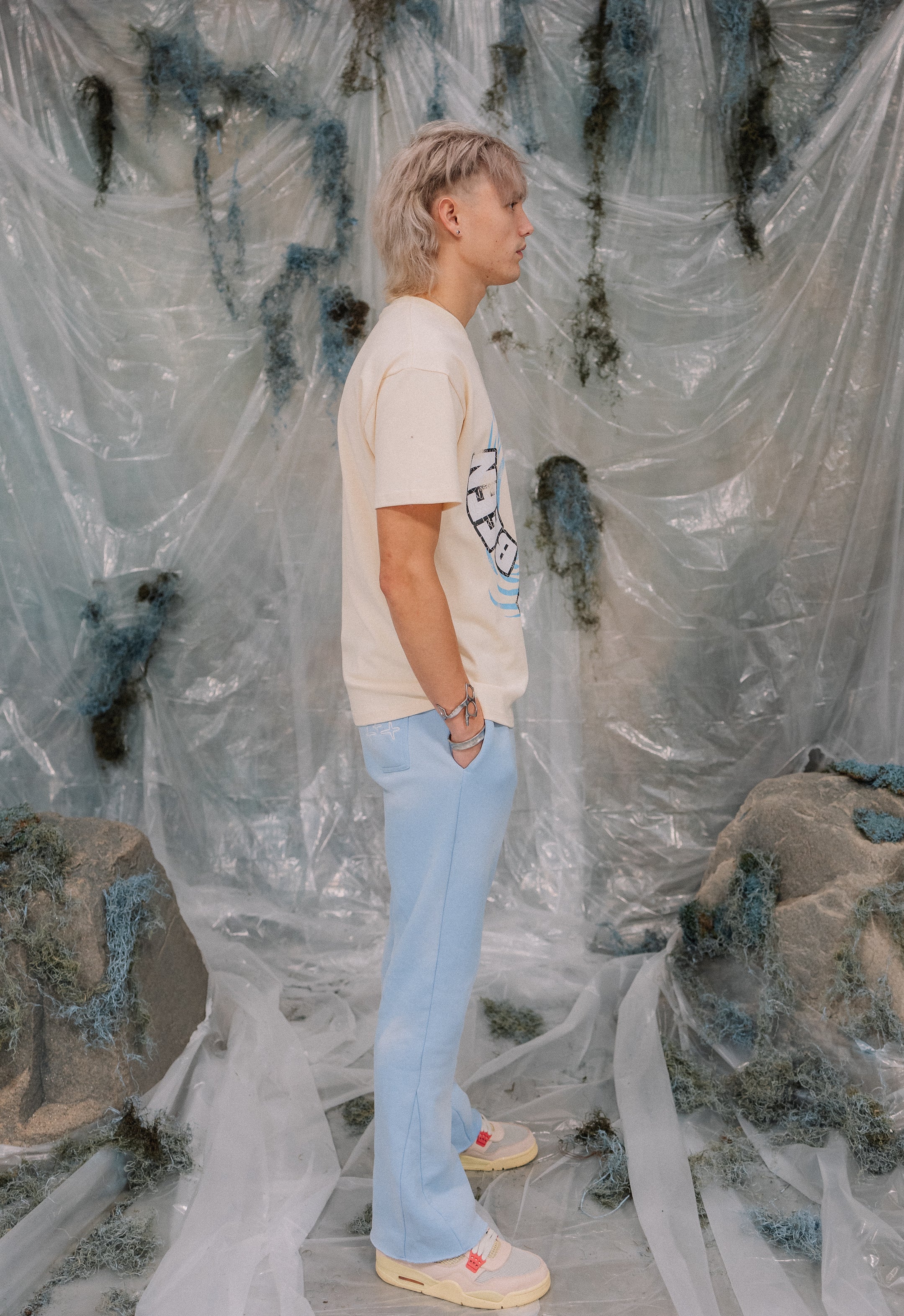 Flare Baby Blue Sweatpants