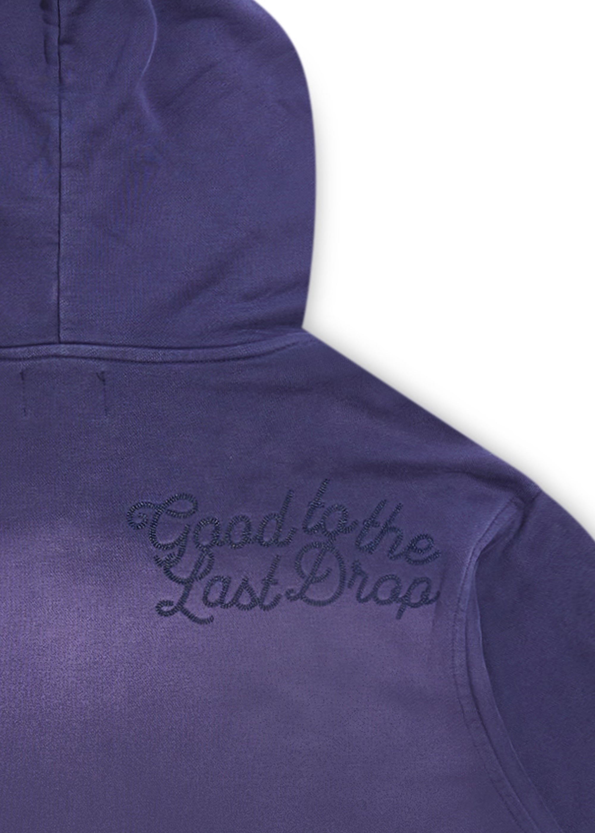 Rig Terry Zip Up - Vintage Navy