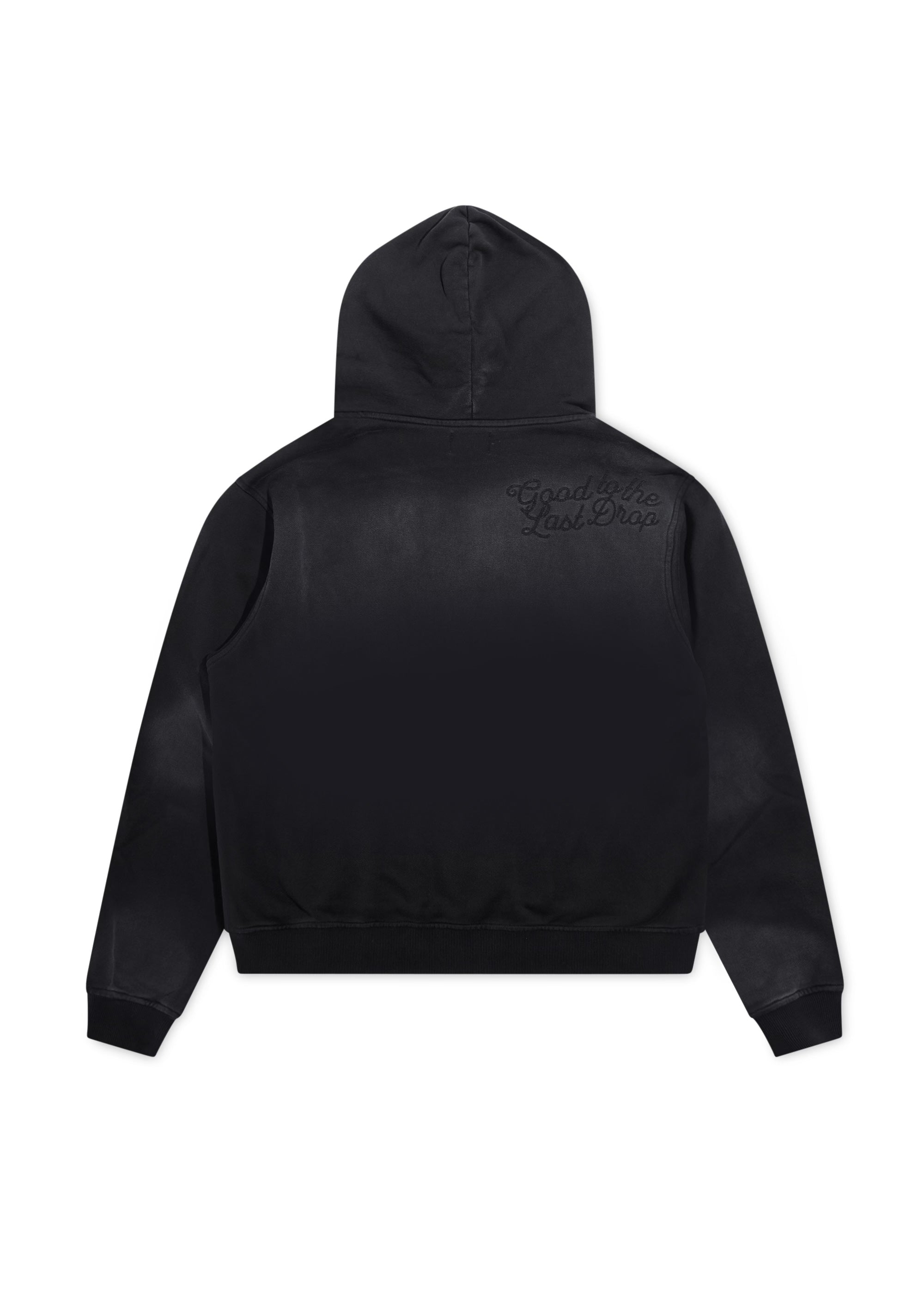 Rig Terry Zip Up - Vintage Black