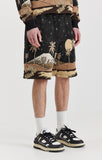 Sepia Mountain Jacquard Shorts