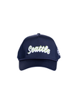 Seattle Souvenir Hat (Navy Satin)