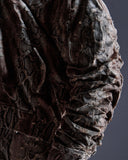 "Balboa" Denim Snakeskin Bomber (Brown)