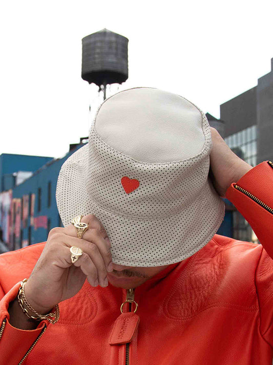LEATHER BUCKET HATS