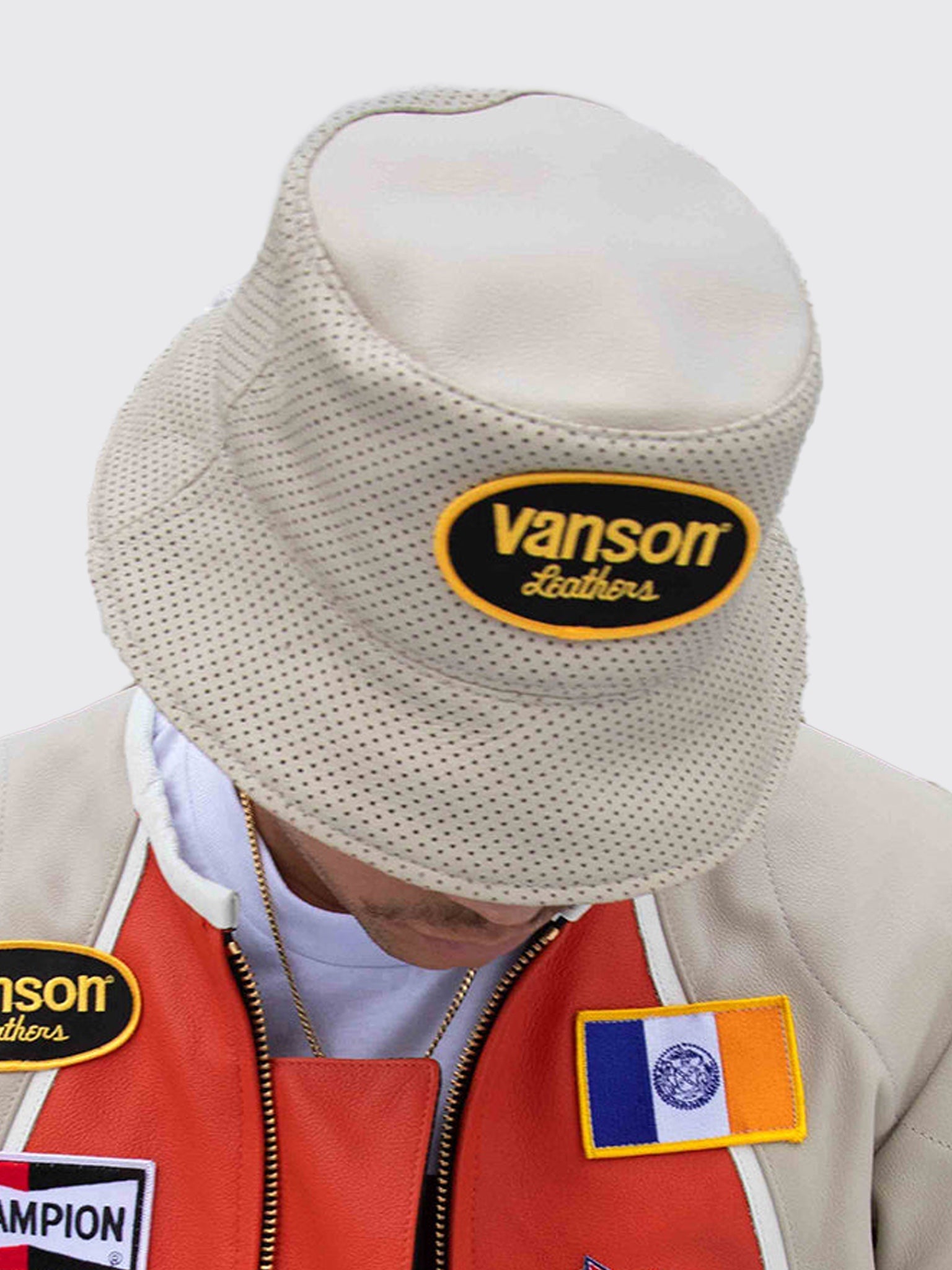 LEATHER BUCKET HATS