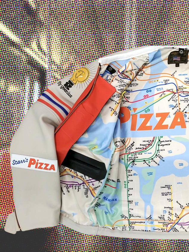 STAR LEATHER JACKET | FG & SCARR'S PIZZA