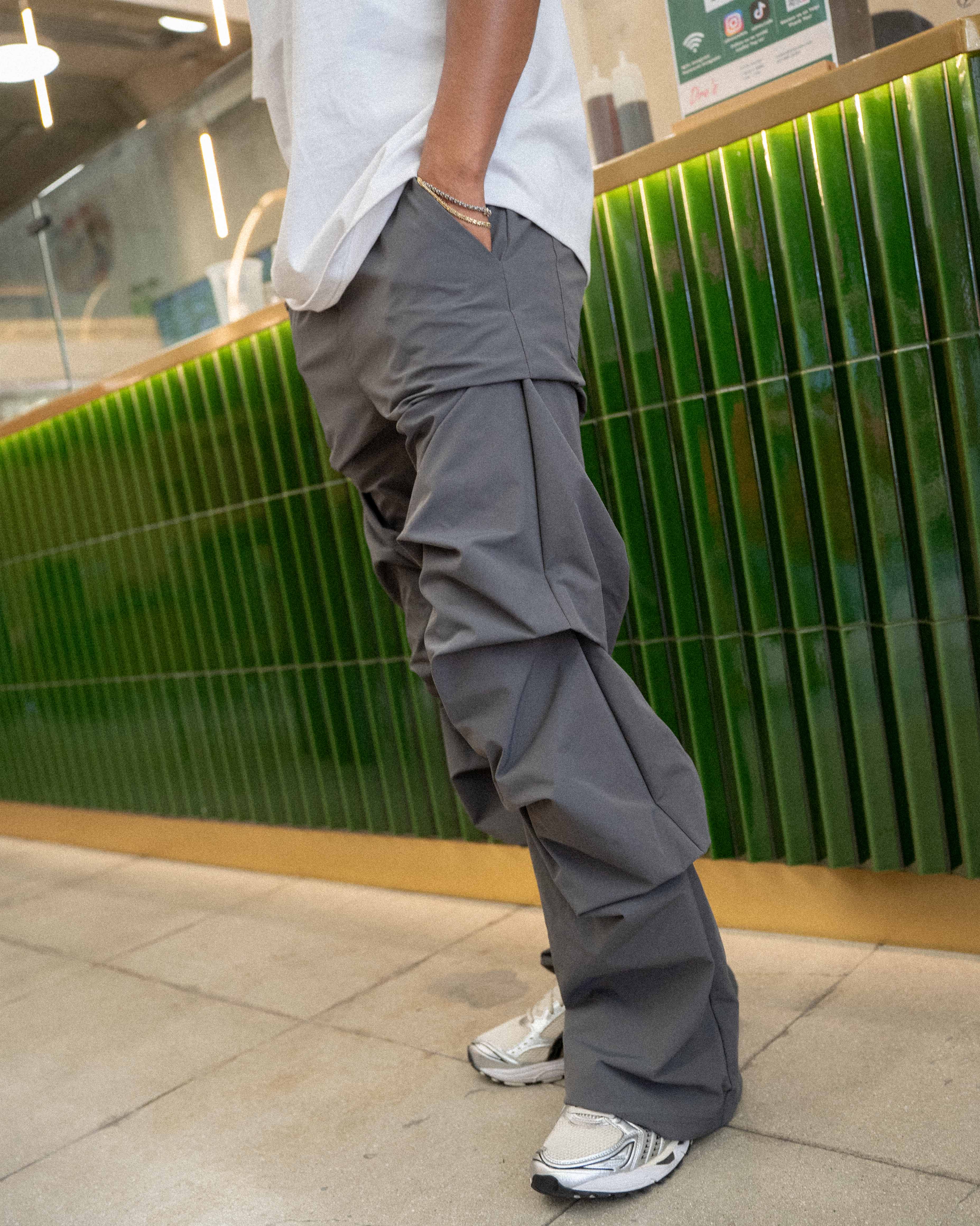 EPTM Scrunchie Pants - Charcoal