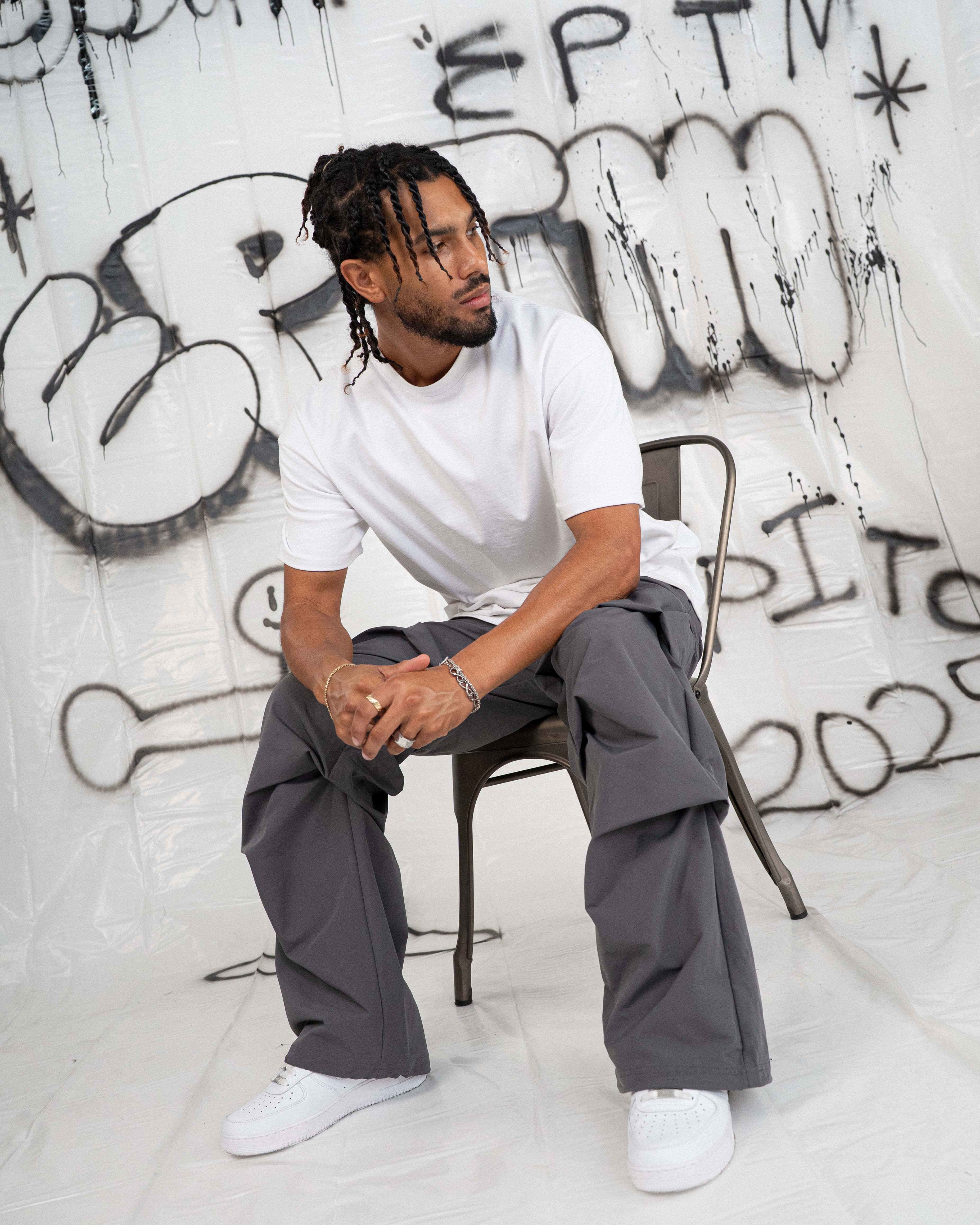 EPTM Scrunchie Pants - Charcoal