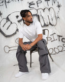 EPTM Scrunchie Pants - Charcoal