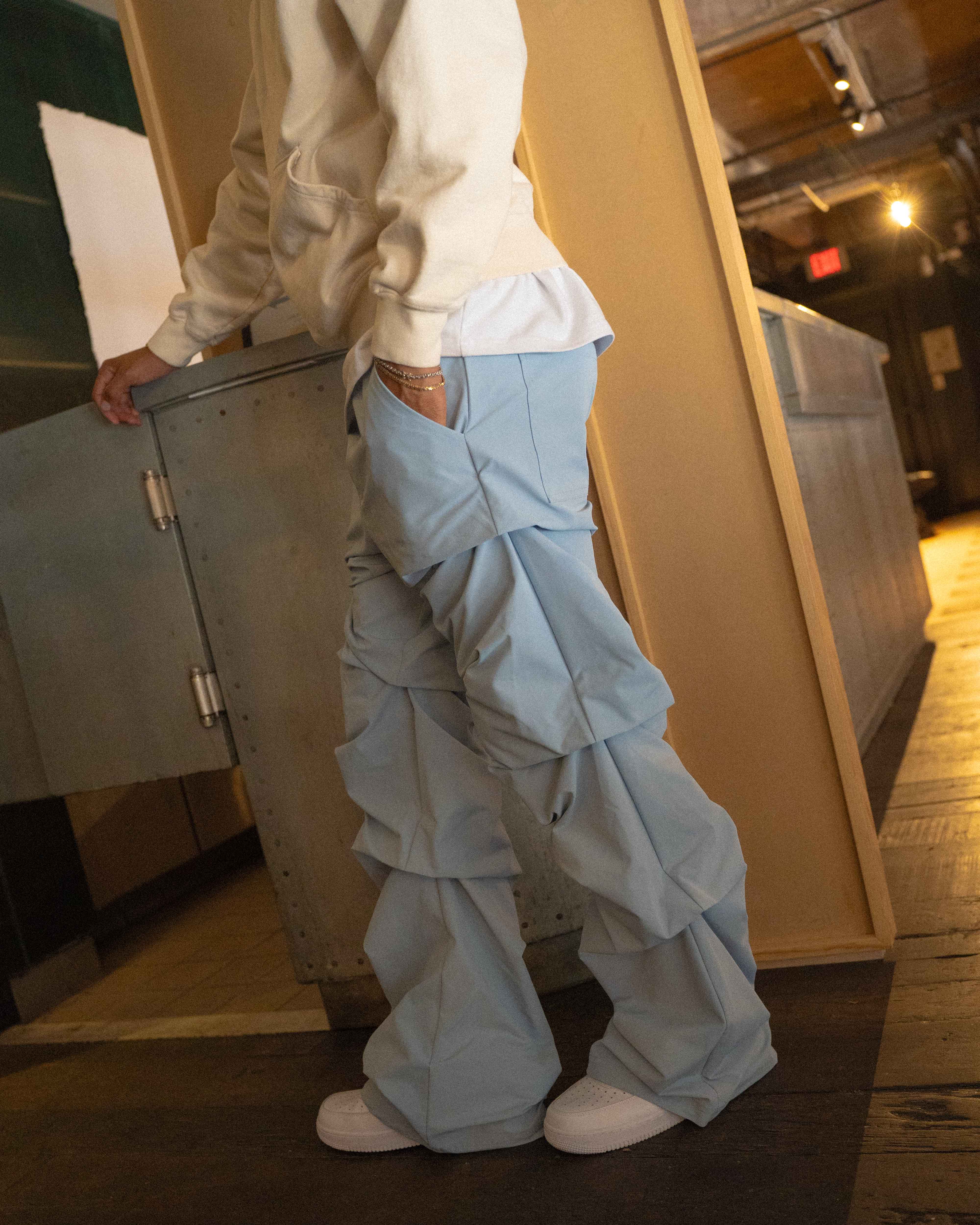 EPTM Scrunchie Pants - Sky Blue