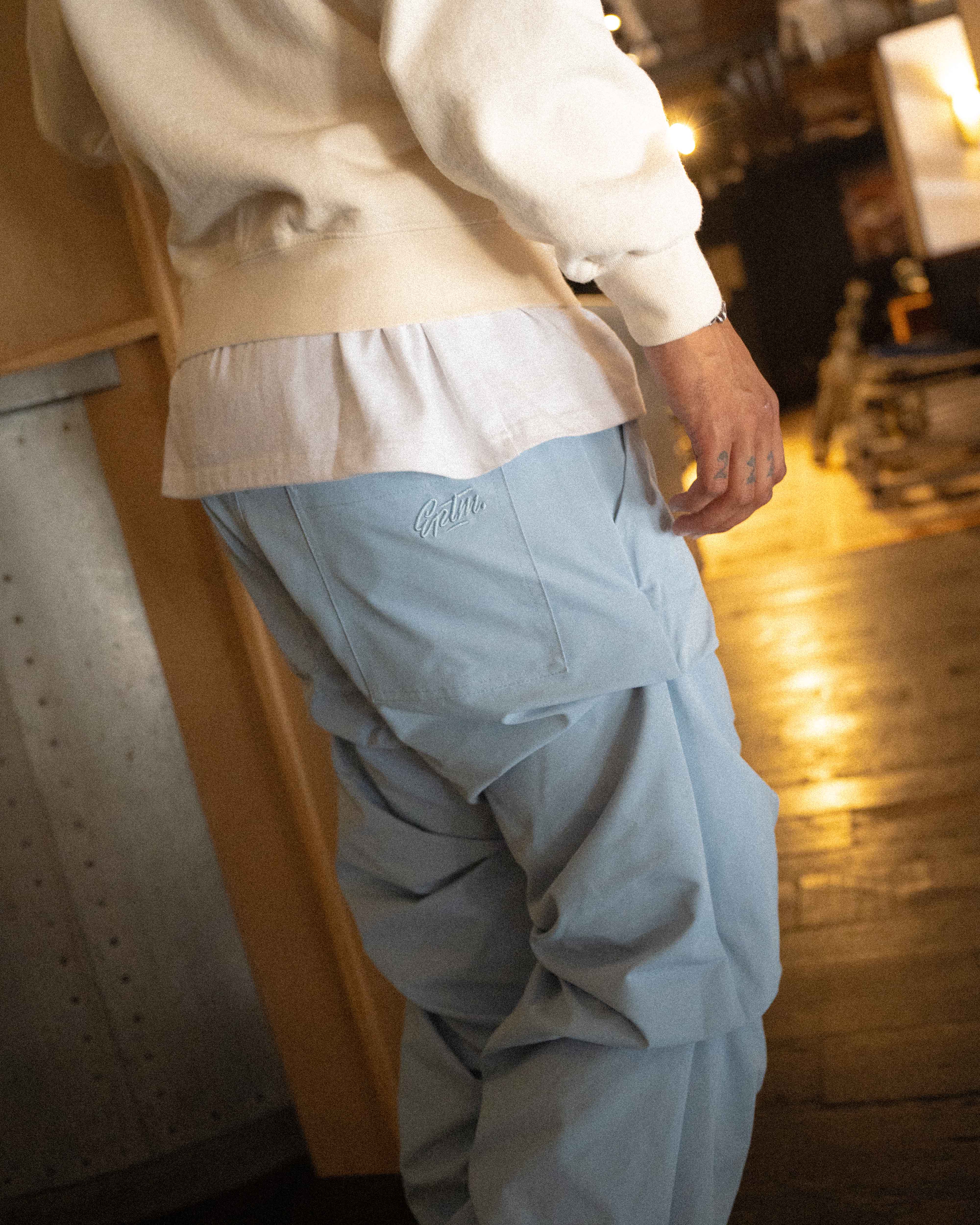 EPTM Scrunchie Pants - Sky Blue