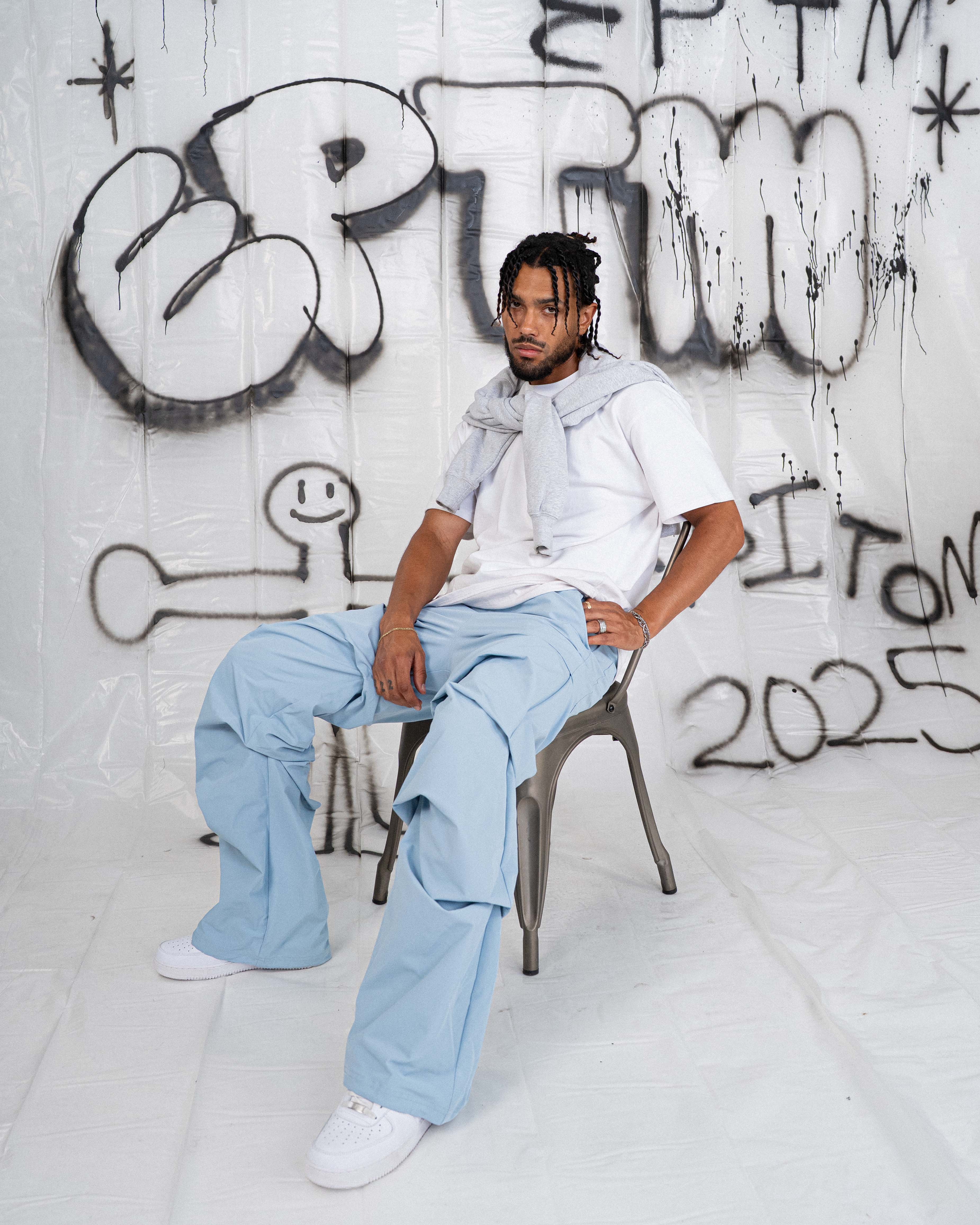 EPTM Scrunchie Pants - Sky Blue