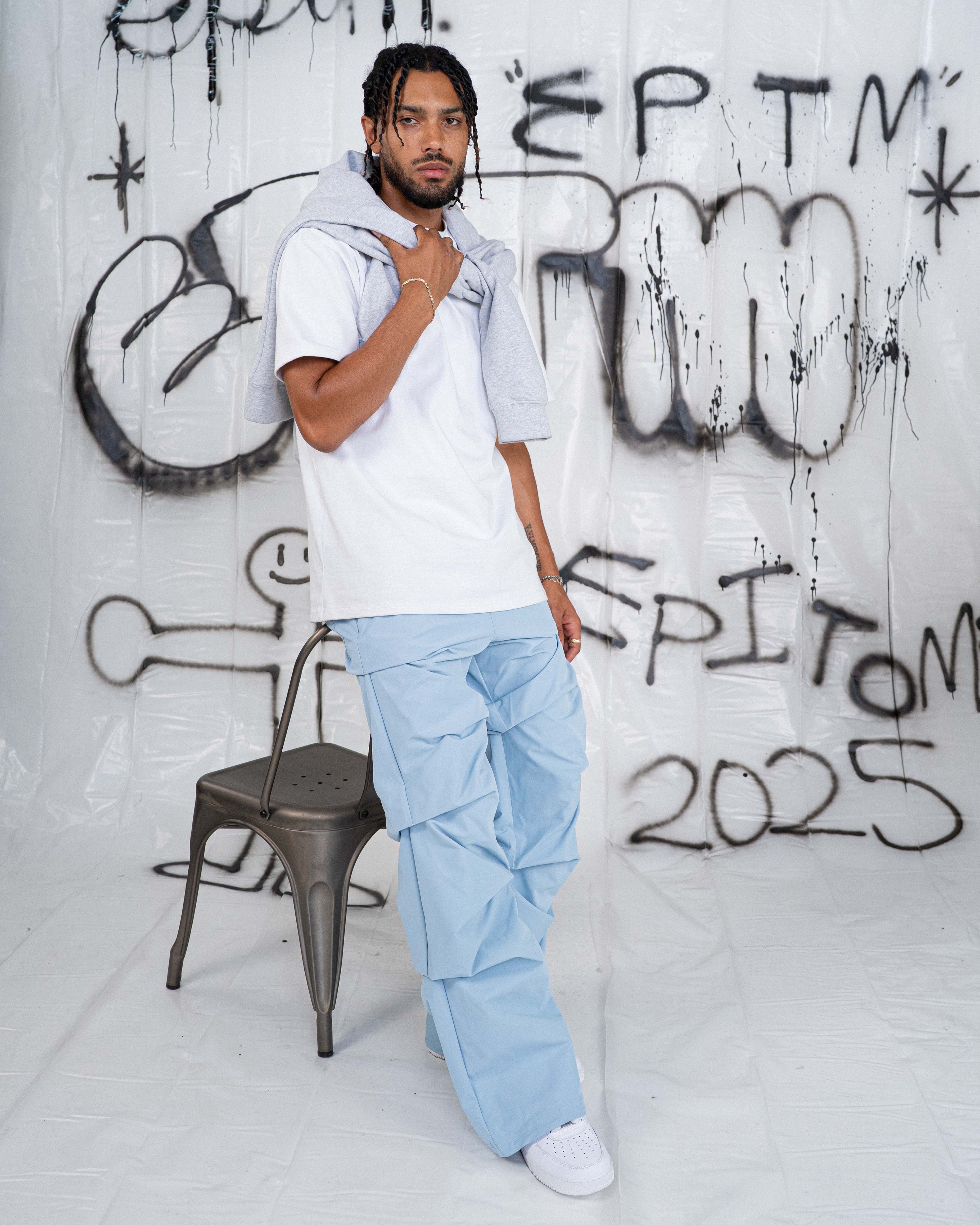 EPTM Scrunchie Pants - Sky Blue