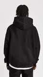 SPLIT CUT AND SEW HOODIE