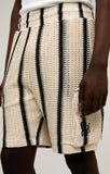 DESERT STRIPE CROCHET SHORTS