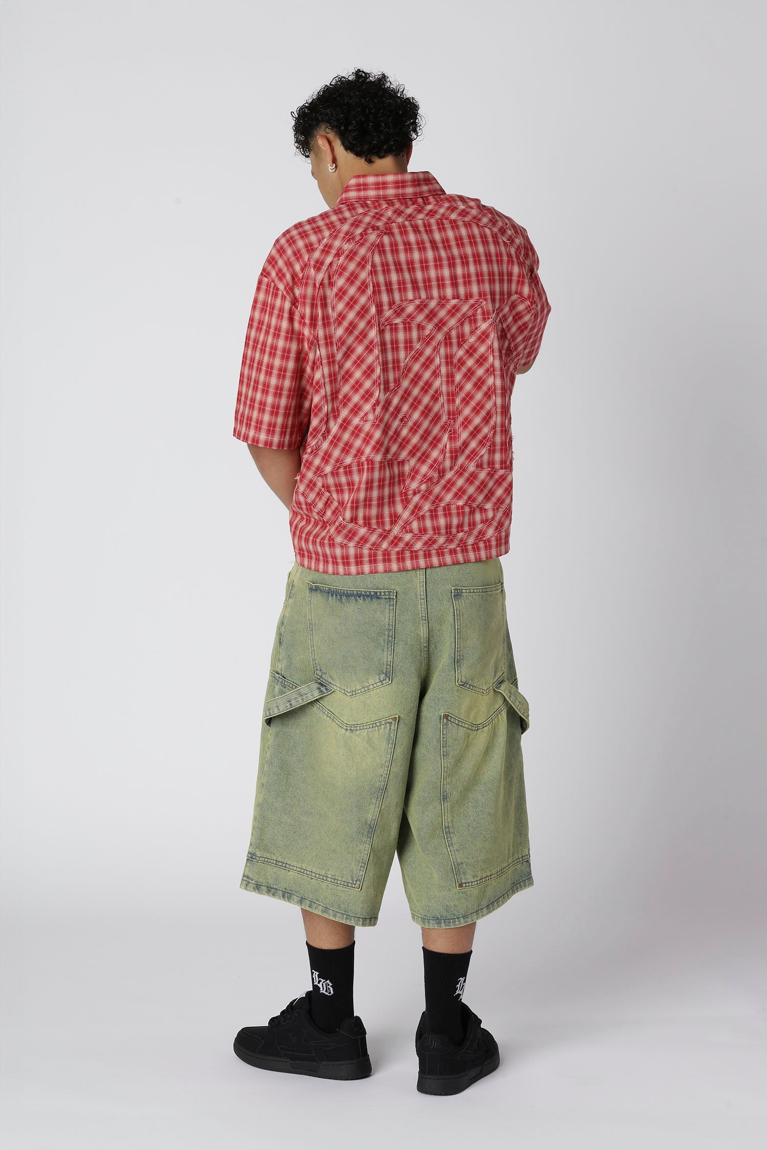 SHORT SLEEVED SHIRT - Red Tartan