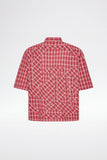 SHORT SLEEVED SHIRT - Red Tartan