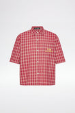 SHORT SLEEVED SHIRT - Red Tartan