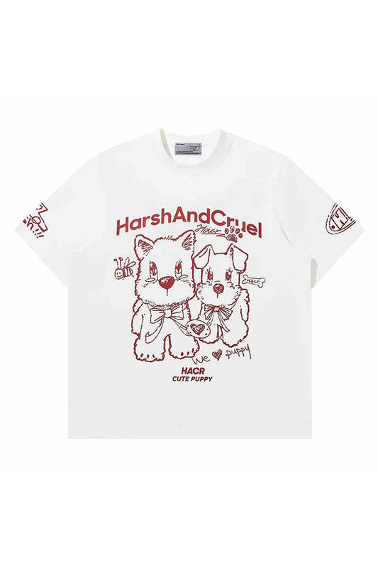 Playful Dog Graphic Tee