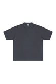 Heavyweight Cotton Mock Neck Tee