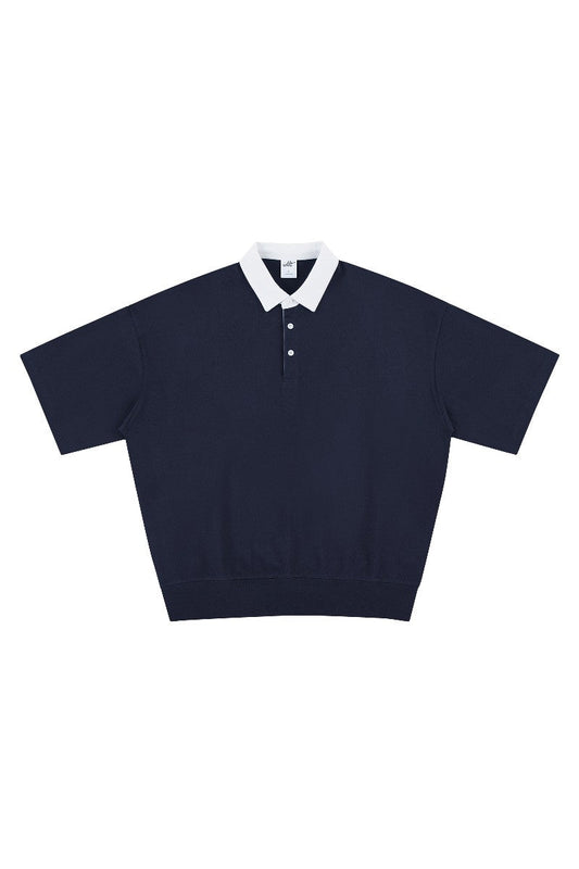 Retro Colorblock Polo Shirt