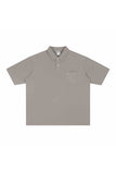 Dropped Shoulder Polo Shirt