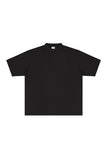 Heavyweight Cotton Mock Neck Tee