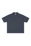 Dropped Shoulder Polo Shirt